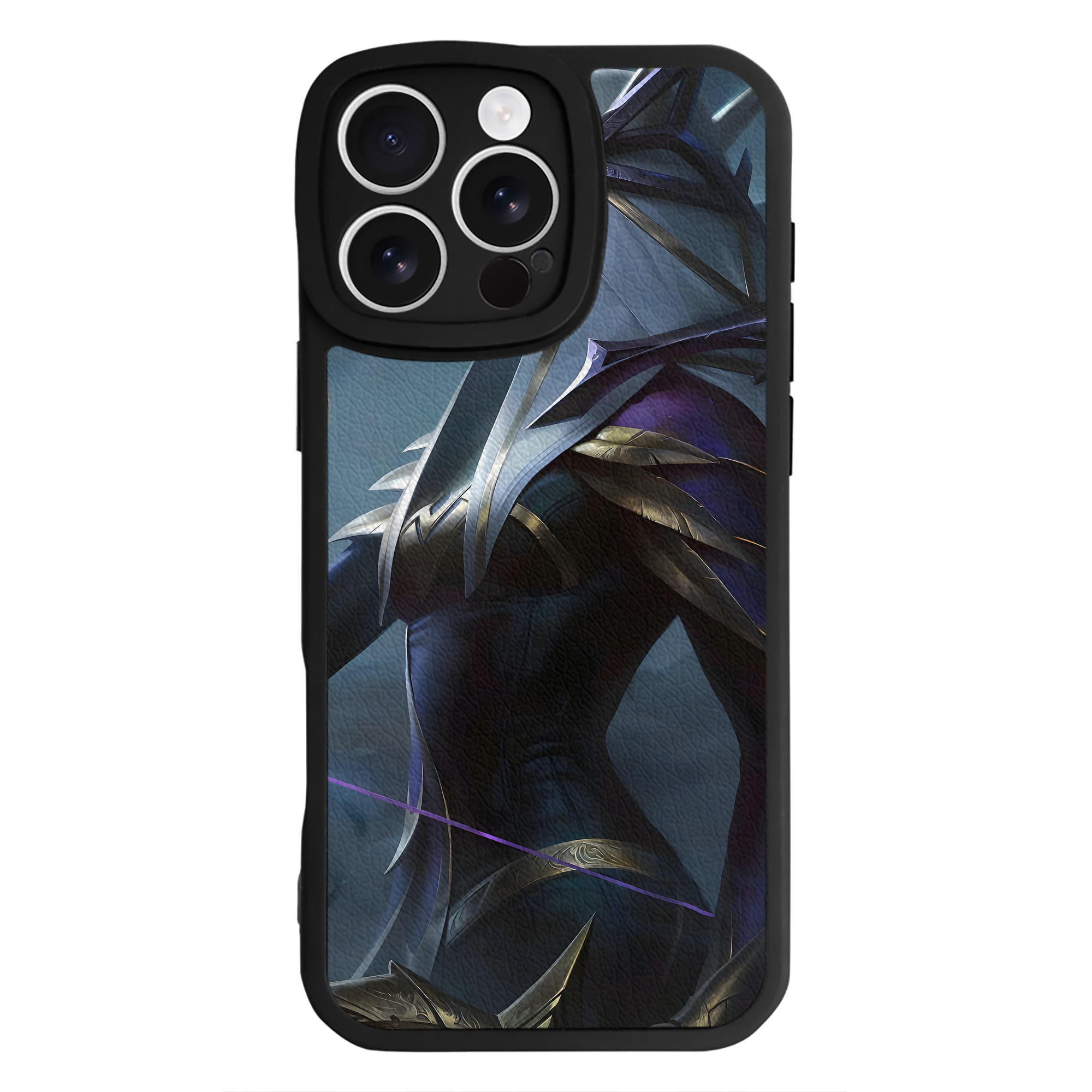 （画像用） リーグ・オブ・レジェンド League of Legends LOL 【iPhone 16シリーズ対応】シリコンスマホケース（レザー調） 材質：シリコン